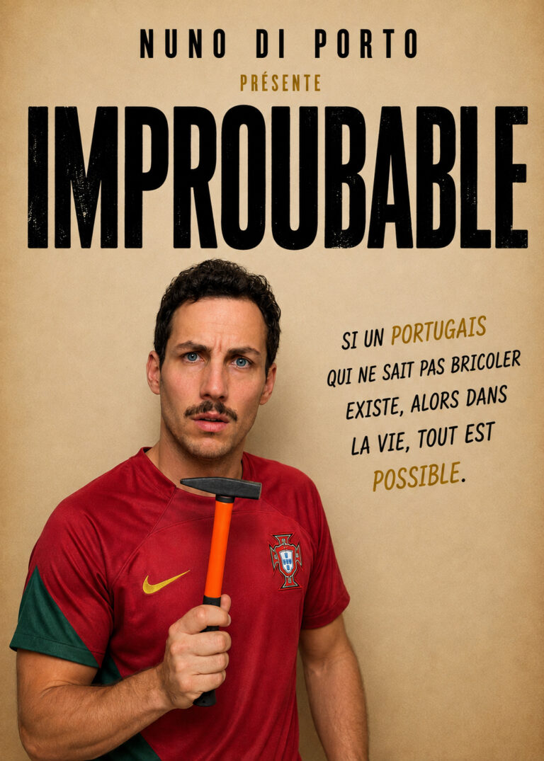 Affiche du spectacle Improubable à la Comédie de la Roseraie