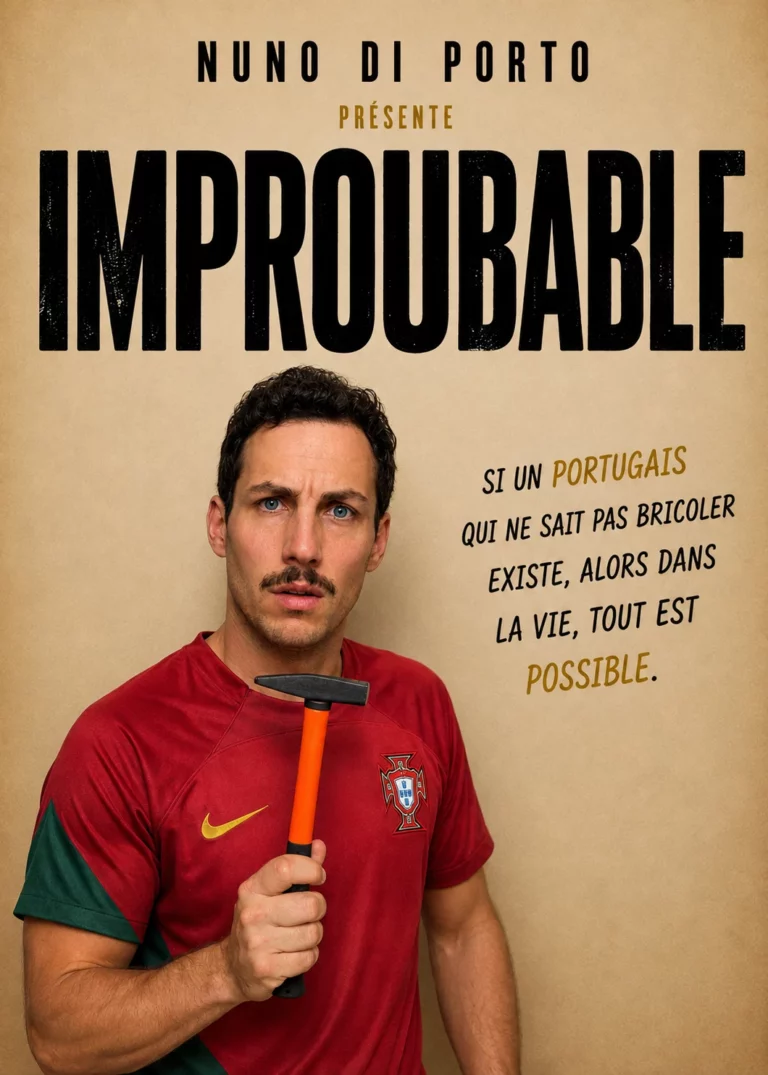 Affiche du spectacle Improubable à la Comédie de la Roseraie