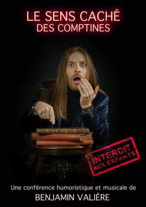 Affiche du spectacle Le sens caché des comptines à la Comédie de la Roseraie
