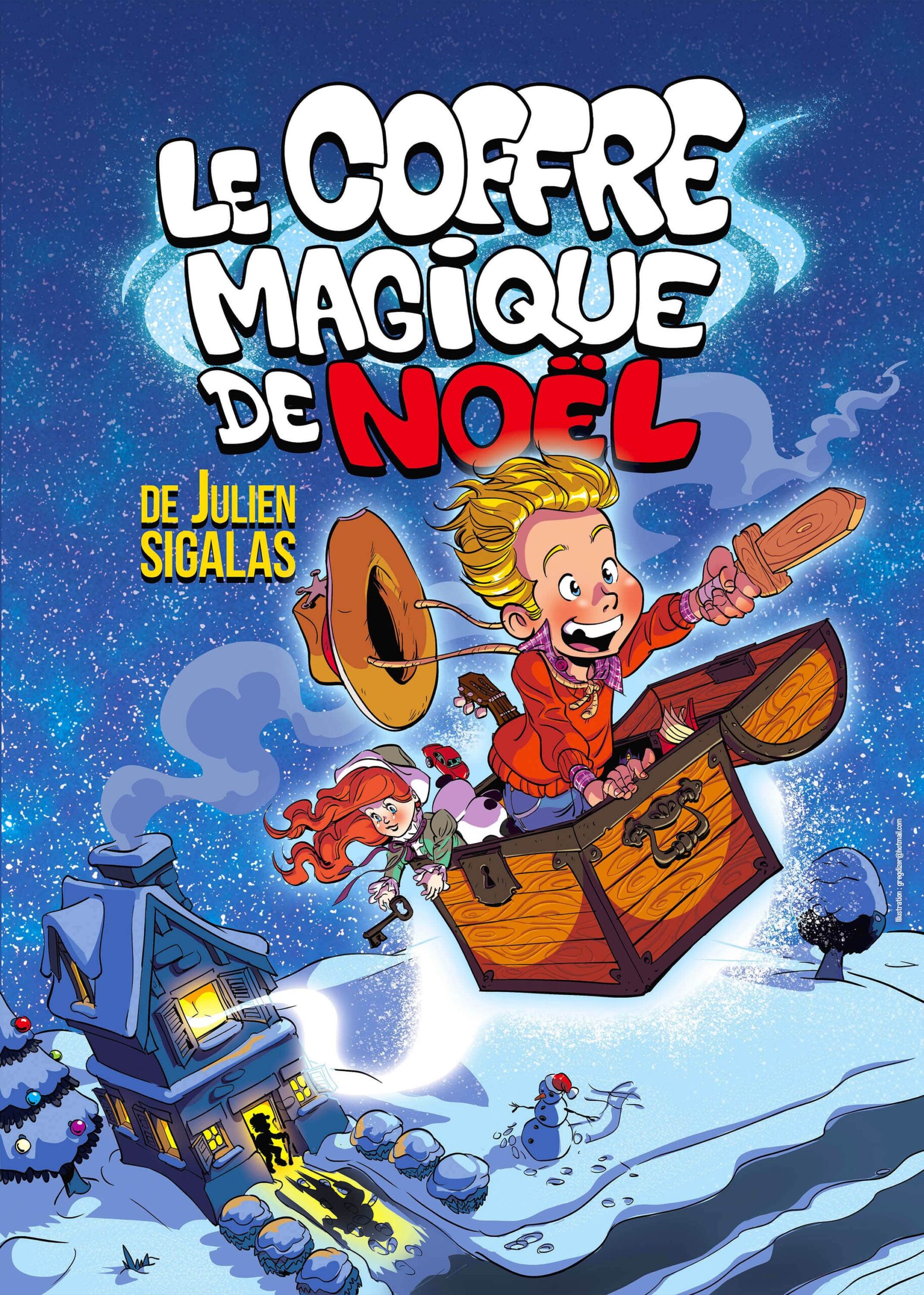 Affiche du spectacle Le coffre magique de Noël à la Comédie de la Roseraie
