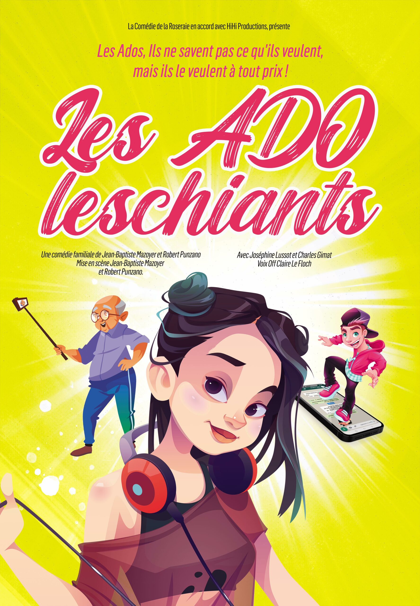 Les adoleschiants — La Comédie de la Roseraie