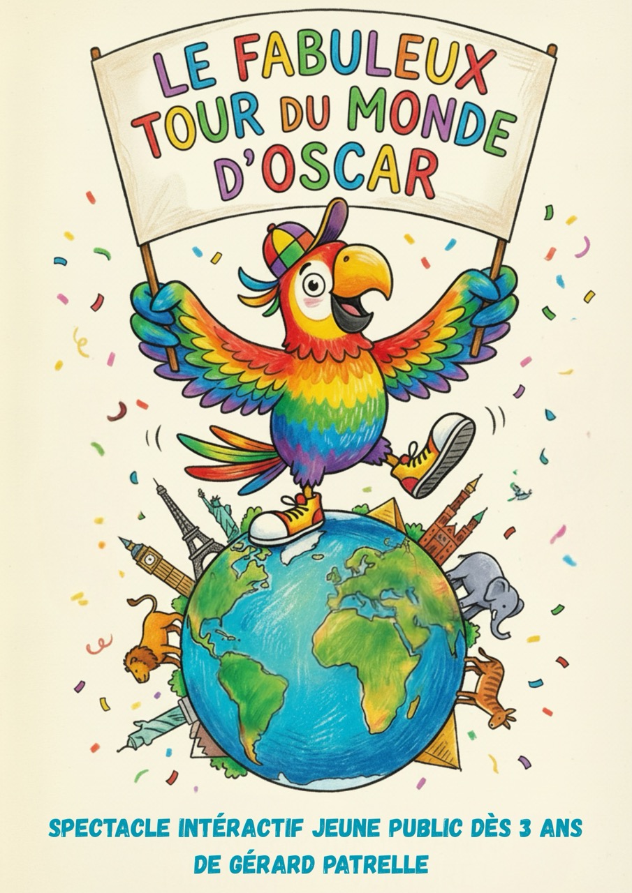 Le fabuleux tour du monde doscar — La Comédie de la Roseraie