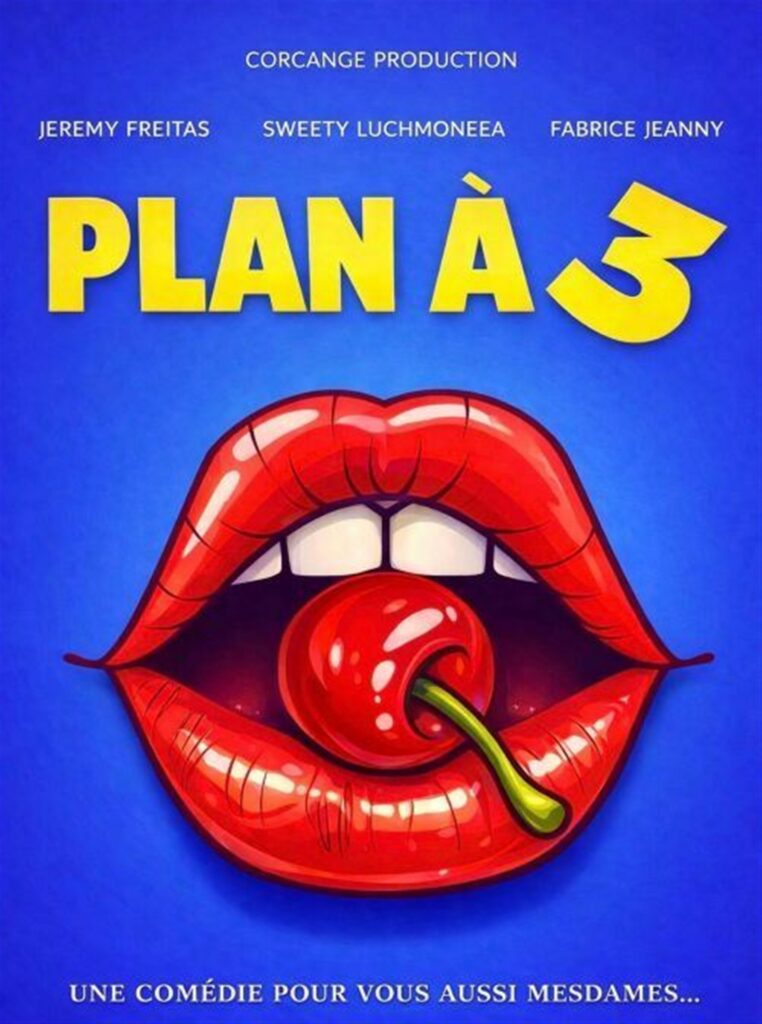 Affiche du spectacle Plan à 3 à la Comédie de la Roseraie